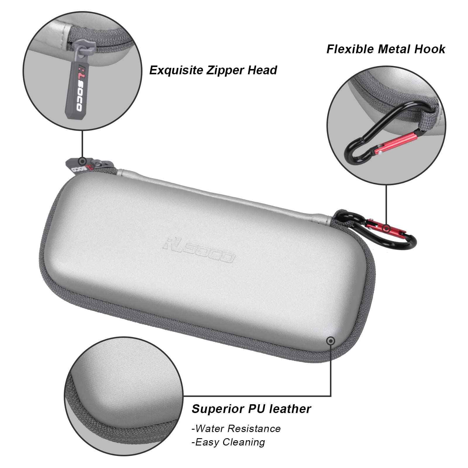 RLSOCO Case for Merkur Futur 23C/33C/34C/37C/38C Razor & works with Schick Razor (Case Only)