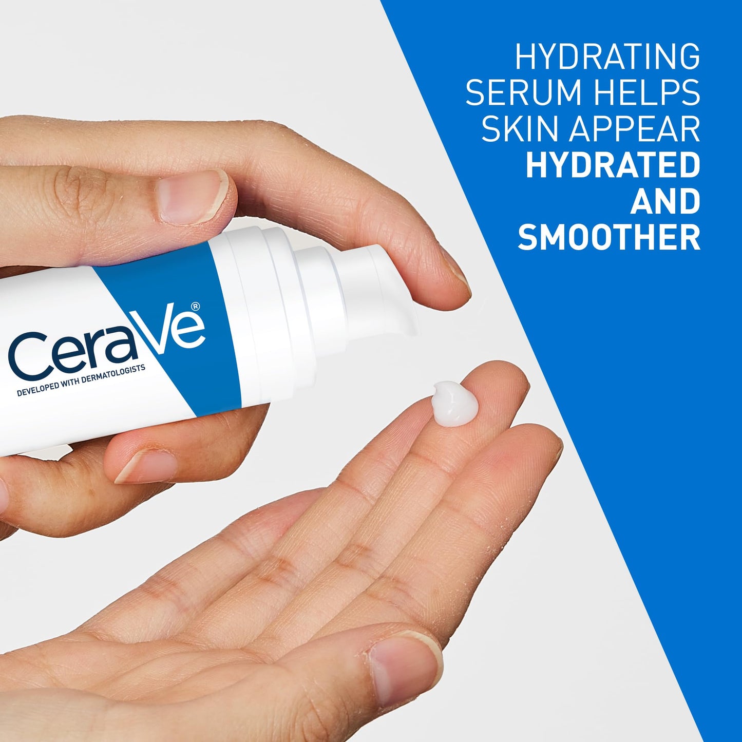 CeraVe Hydrating Hyaluronic Acid Serum | 30ml/1oz | Day & Night Facial Serum with Hyaluronic acid | For All Skin Types