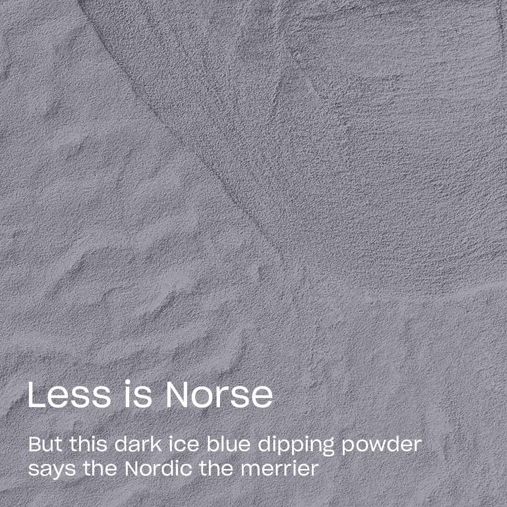 OPI Powder Perfection Less is Norse | Opaque Dark Blue Crème Nail Dipping Powder | Acrylic Alternative