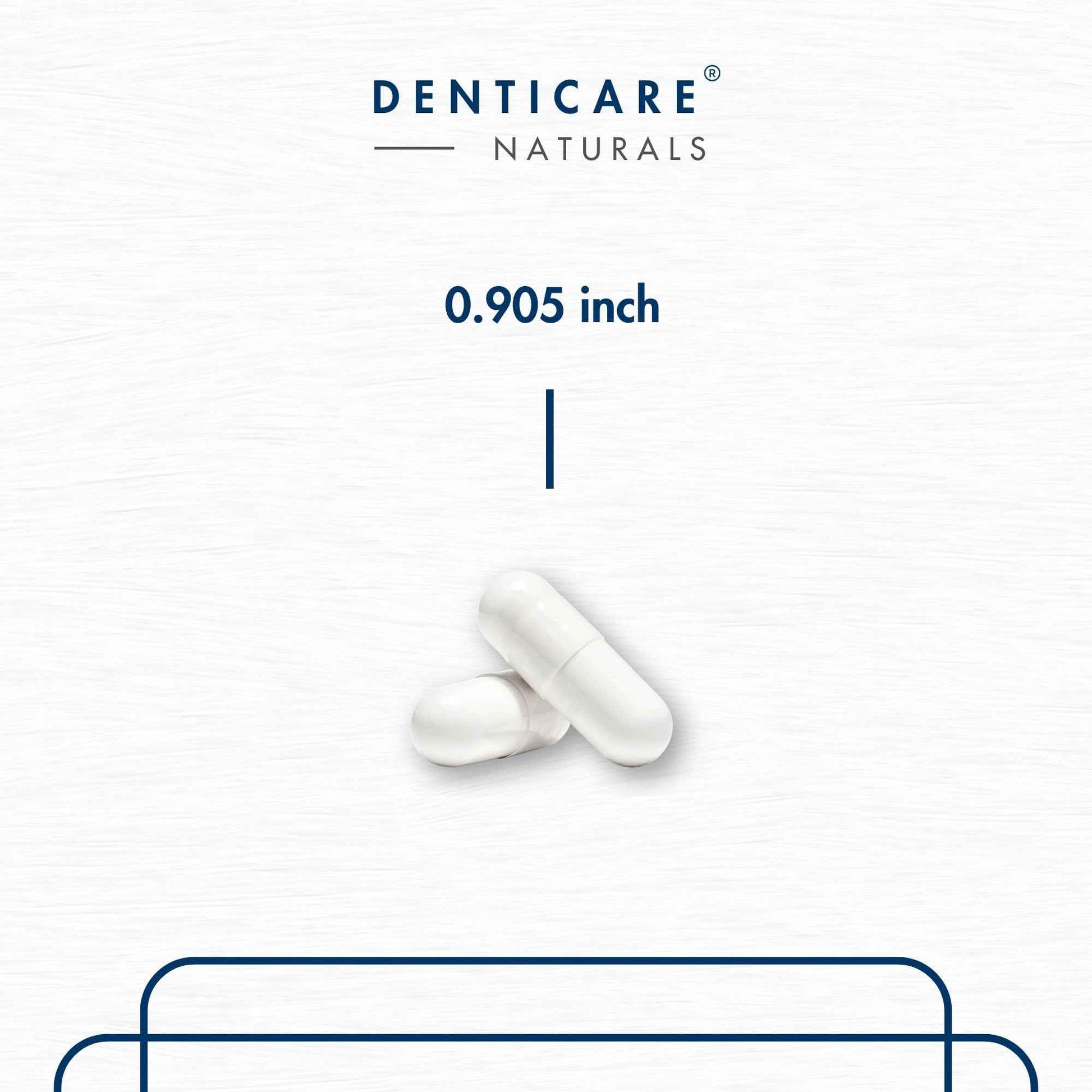 BiteGuard - Calms Jaw for Teeth Grinding & Bruxism Relief - (Vegan Safe, Non-GMO) 90 Capsules, Pure Magnesium for Bruxism Supplement by Denticare Naturals