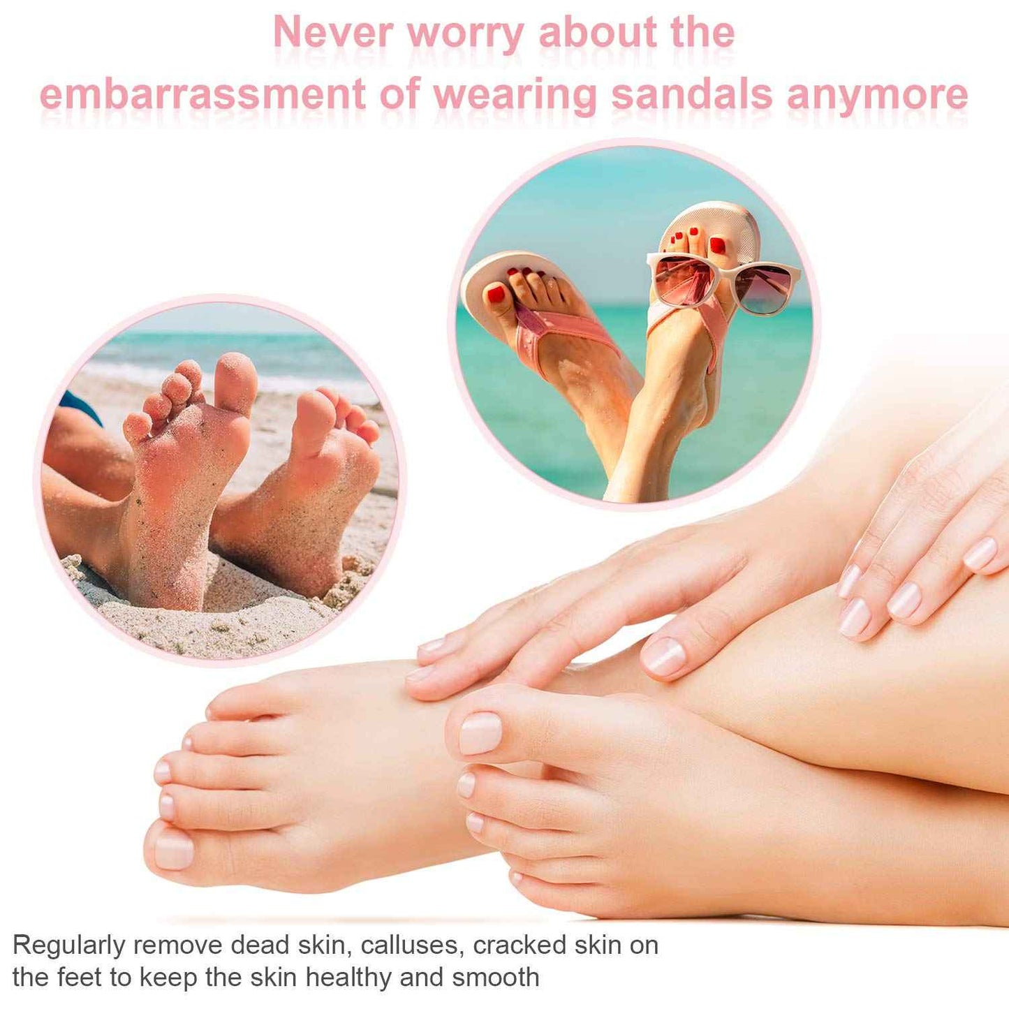 120 Pieces Replacement Sandpaper Discs for Electric Foot File Adjustable Speed Callus Remover Tool Sandpaper Pad Disks Replaceable for Men Women Dead Cracked Hard Skin (Pack of 2)