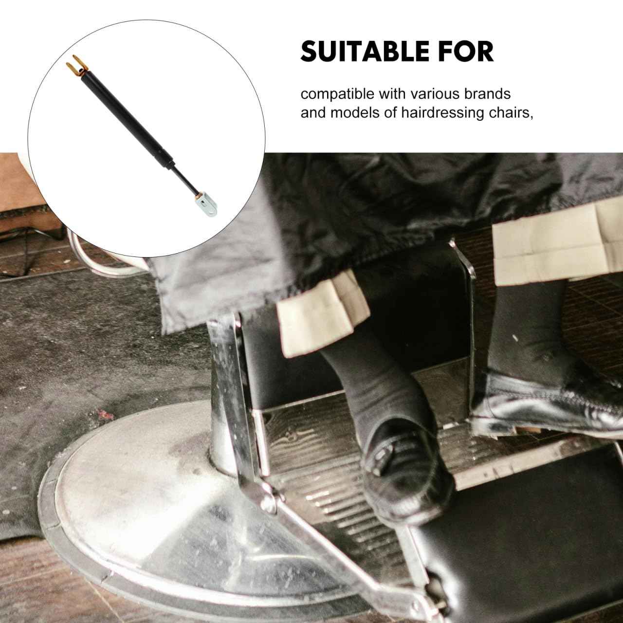 FOMIYES Hairdressing Chair Lift Rod Durable Barber Chair Pump Rod for Hydraulic Replacement Easy Installation Compatible with Various Models for Salon Use