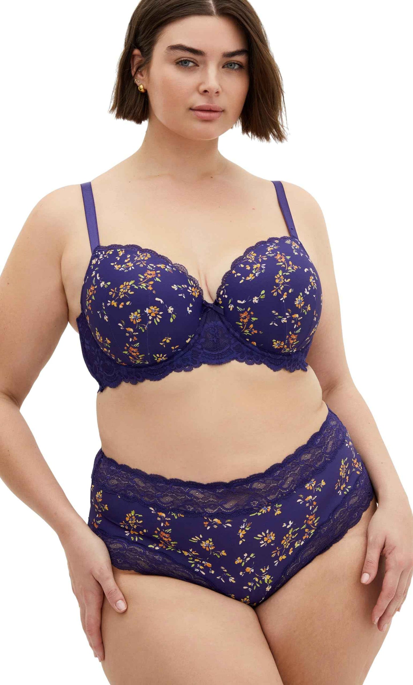 City Chic Women's Plus Size Contour Bra - Hailey Print, 36G