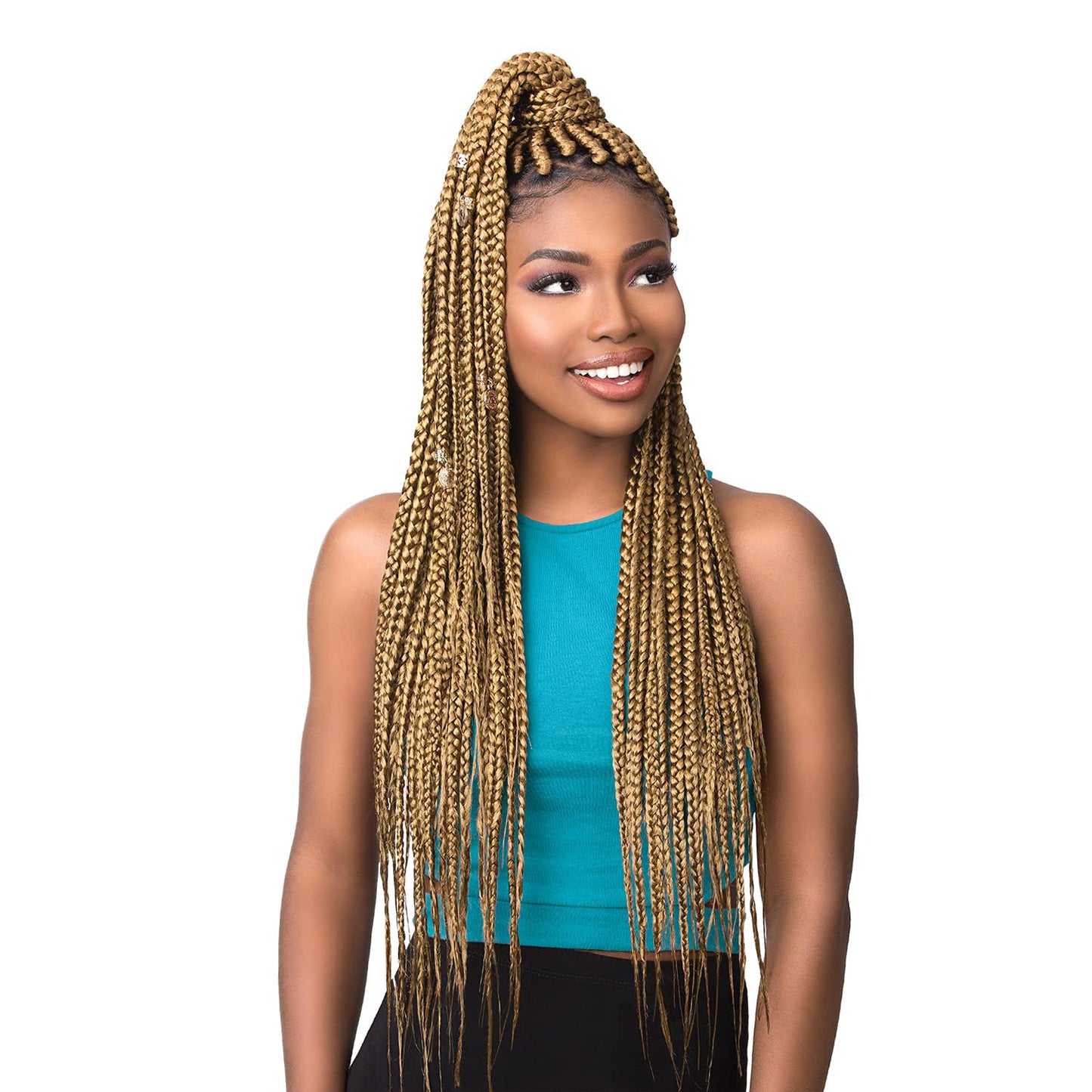 Xpression Sensationnel Synthetic Hair Braids 3X Ruwa Pre-Stretched Braid 24" (1 Pack, 60)