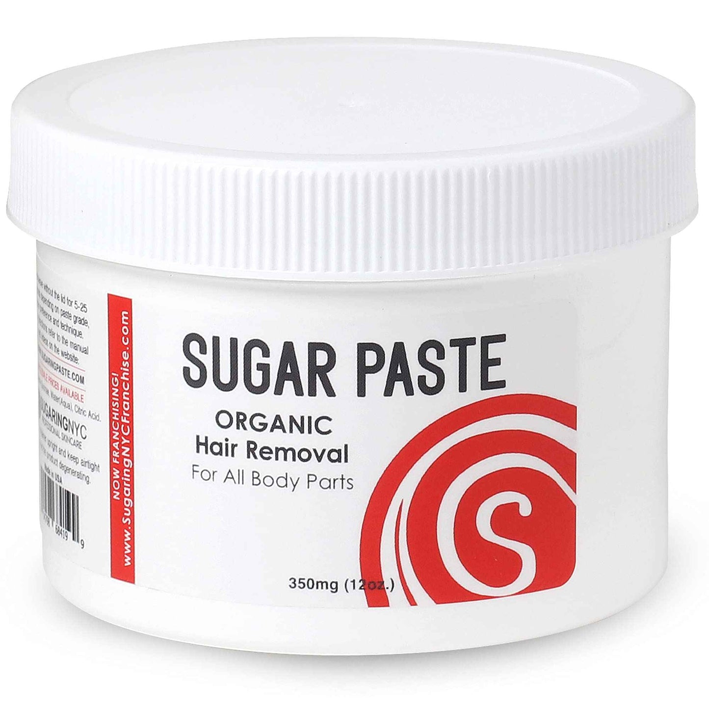 Sugar Paste by Sugaring NYC + Waxing Strips for Home Use, Applicator Card