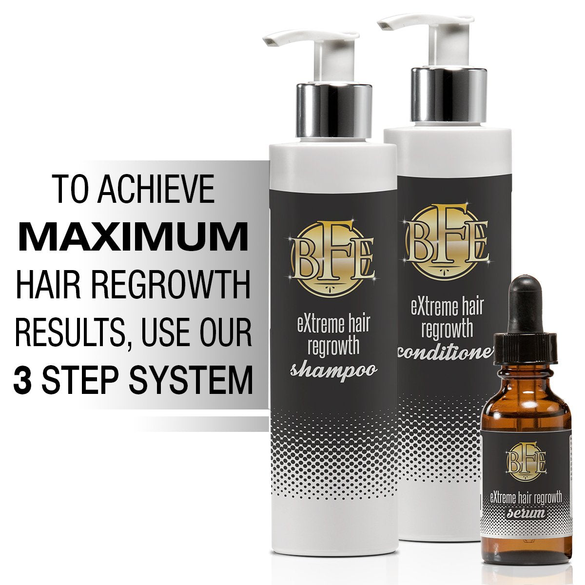 Hair Regrowth Conditioner- Maximum Strength DHT Blocker. Repairs & Stimulates New Follicle Hair Growth. Grow Stronger, Thicker, Fuller, Longer, Healthier Hair. For Men & Women with No Side Effects.