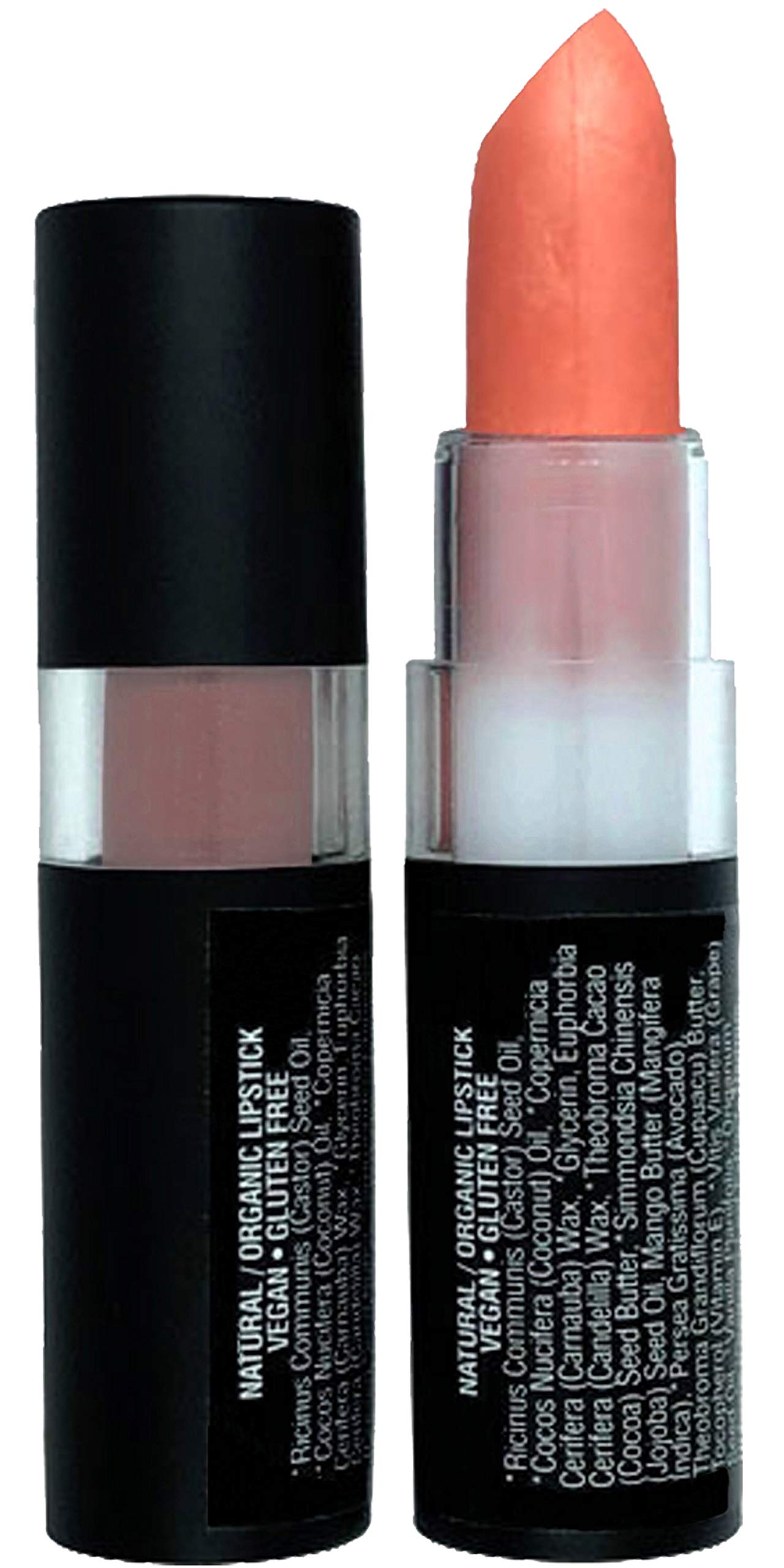 Mom's Secret Natural Lipstick, Organic, Vegan, Gluten Free, Cruelty Free, Made in the USA, 0.12 oz. (Coral Kisses)