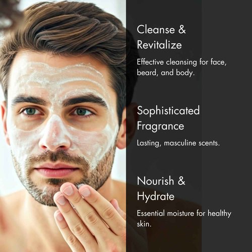 All With Earth Men’s Moisturizing Scrub Soap Set of 4 Handmade Natural Bars Rugged Masculine Scents Deep Cleanse Hydrate Nourish Face Beard Body (Option 2)