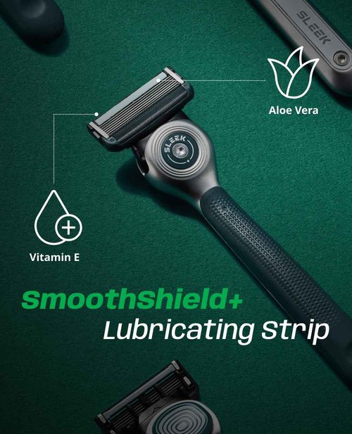 DORCO SLEEK - Six Blade Razor System with Multi-Flex technology Refill Set, Precision Shaving Razor Replacement Cartridge (12 pack)