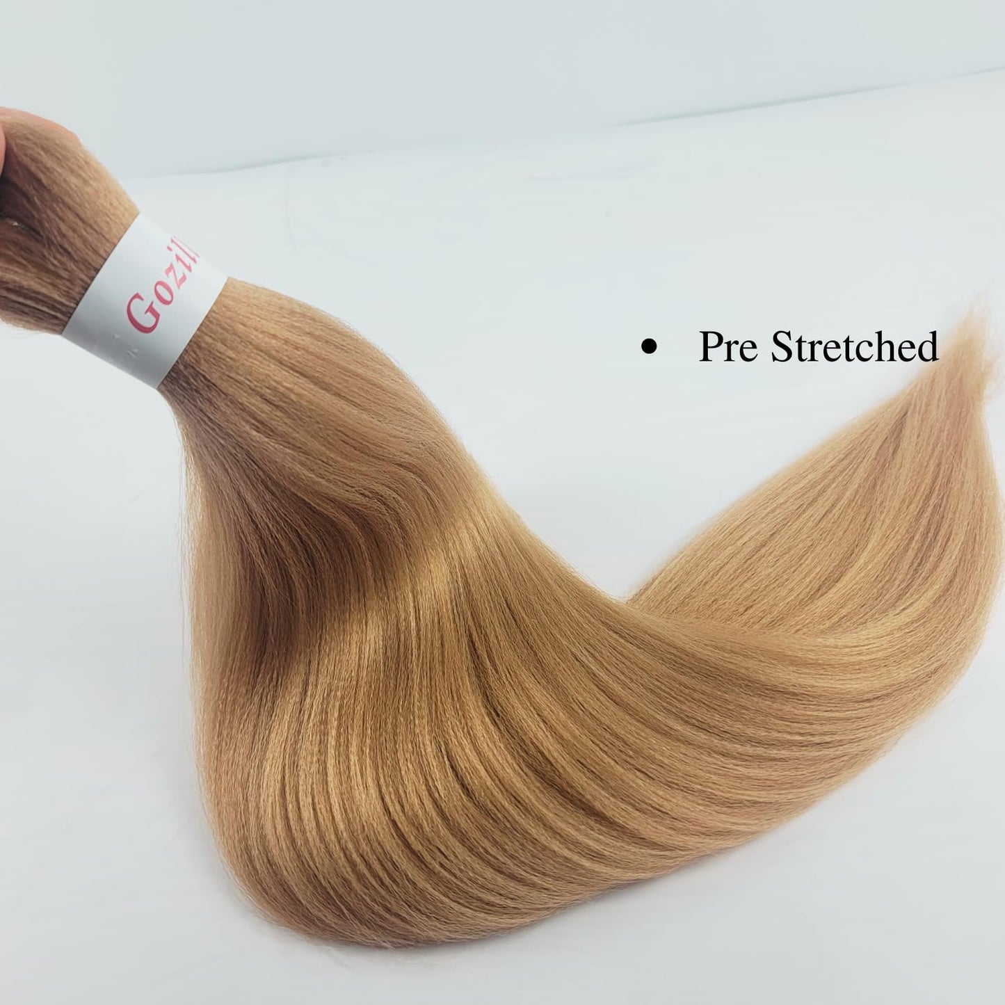 Gozill Honey Blonde Braiding Hair Pre Stretched Kanekalon Prestretched Braiding Hair Ez Braid Hypoallergenic Colored Braiding Hair Extensions Knotless