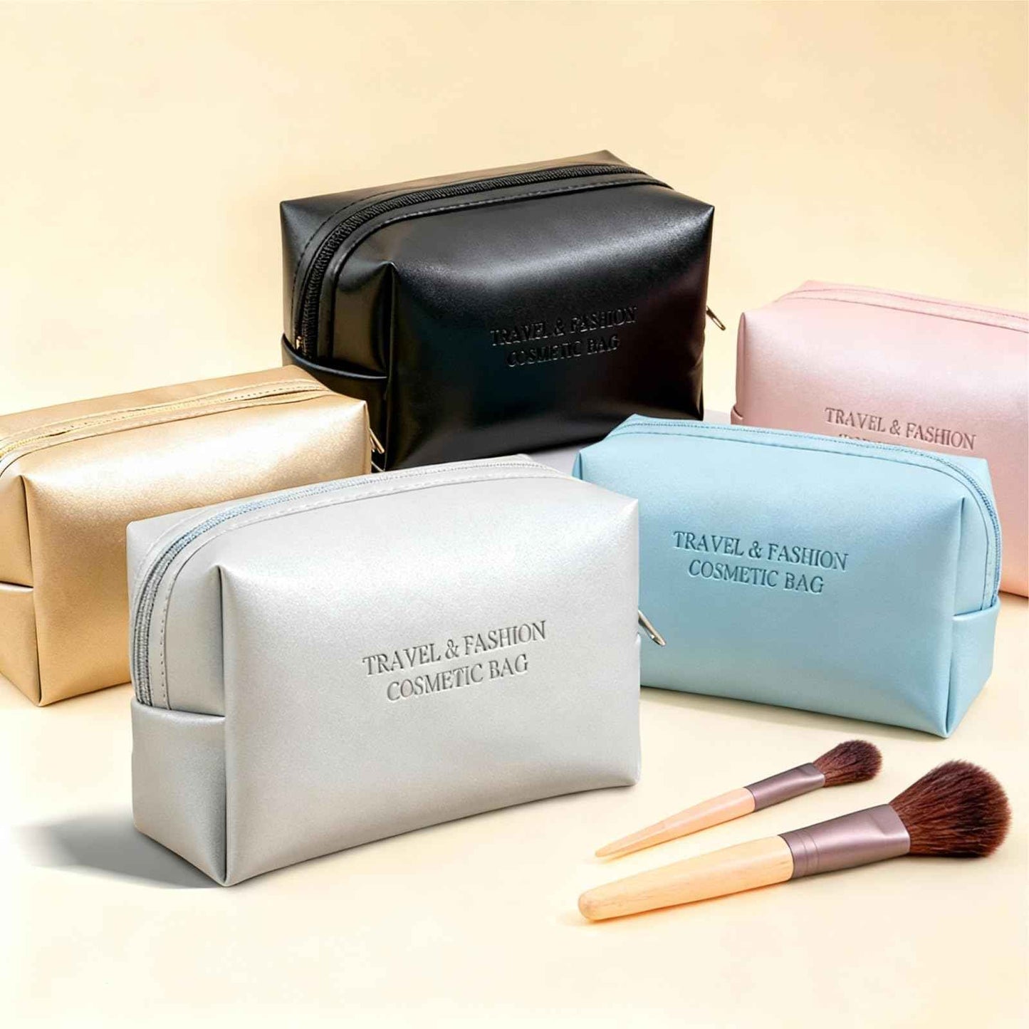 Bridal Emergency Kit for Wedding Day, Wedding Essentials Survival Set for Team Bride, Must-Have 50pcs Essentials Travel Kit with Makeup Bag(Sliver)