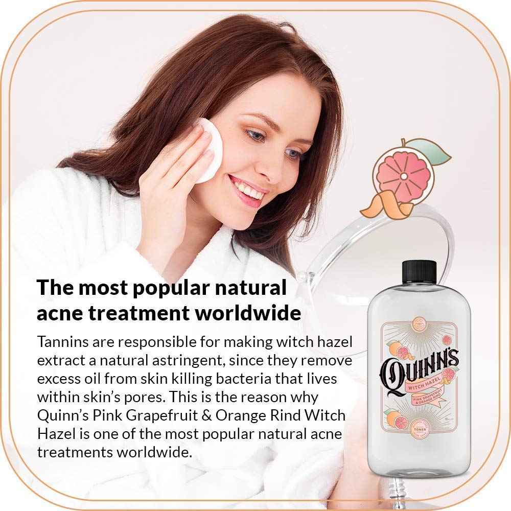 Quinn’s Alcohol Free Witch Hazel Pink Grapefruit & Orange Rind 16 oz. & Quinn’s Alcohol Free Witch Hazel Cucumber & Mint 16 oz.
