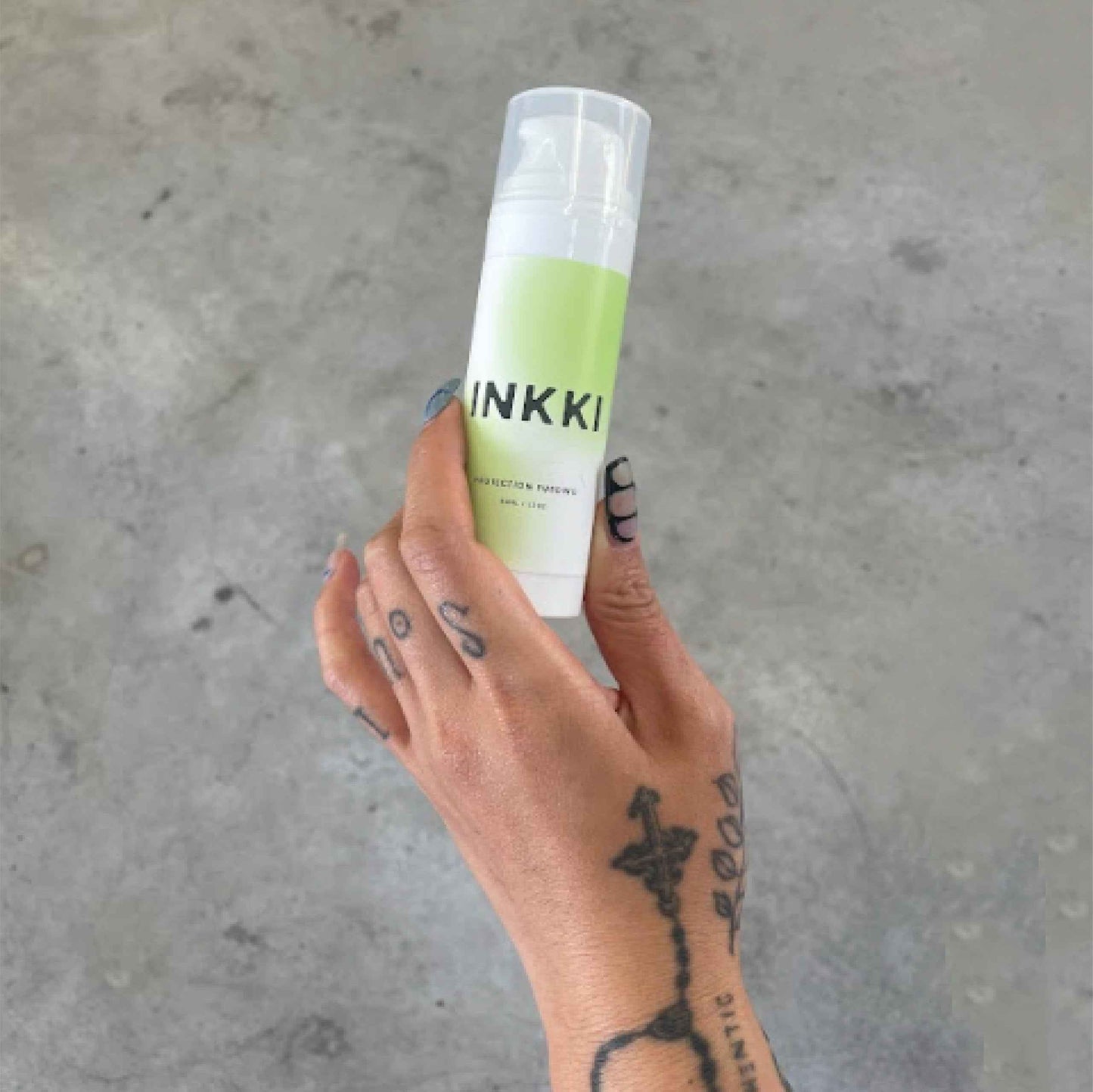 Inkki Skincare - Protection Pudding 1.7 oz - Premium Tattoo Aftercare Cream - Made in Korea - Non-greasy Formula that Soothes, Hydrates, and Protects