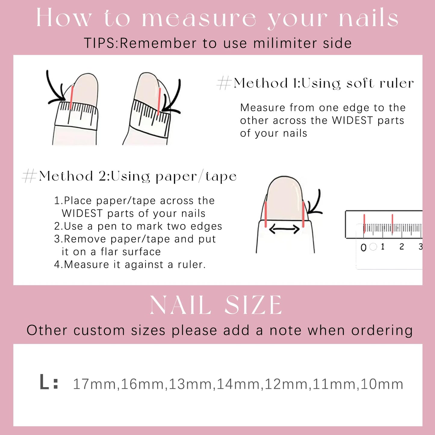 CUZIAM Long Press on Nails Coffin Handmade Fake Nail Shiny Pink Ballerina Rhinestone Glitter Crystal Gem Design White French False Nails, Glossy Reusable Full Cover Bling Acrylic Nail Manicure-14pcs,L