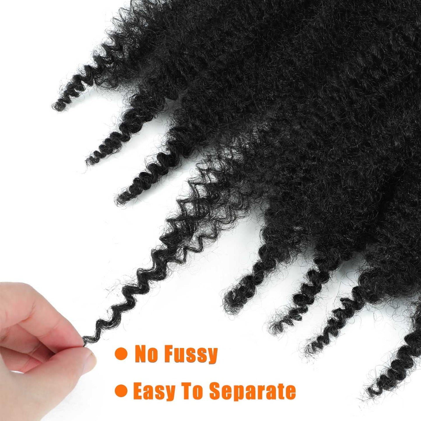 350 Afro Twist Hair 30 Inch 5 Packs Long Ginger Springy Afro Twist Hair For Distress Locs Crochet Hair Synthetic Marley Twist Braiding Hair Locs Wrapping Hair Extension (30 Inch, 5Packs, 350#)