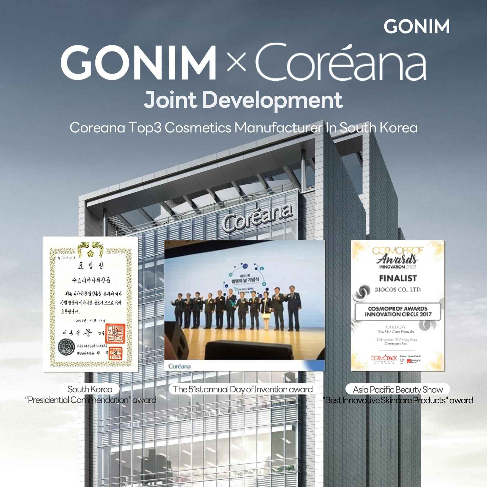 GONIM Face Mask Korean Skin Care with Hyaluronic Acid Serum, Collagen Activation, Vitamin C-Face Masks Skincare Hydration, Moisturizing Sheet Mask, Travel Essentials, Korean Face Mask 30ml x10pcs