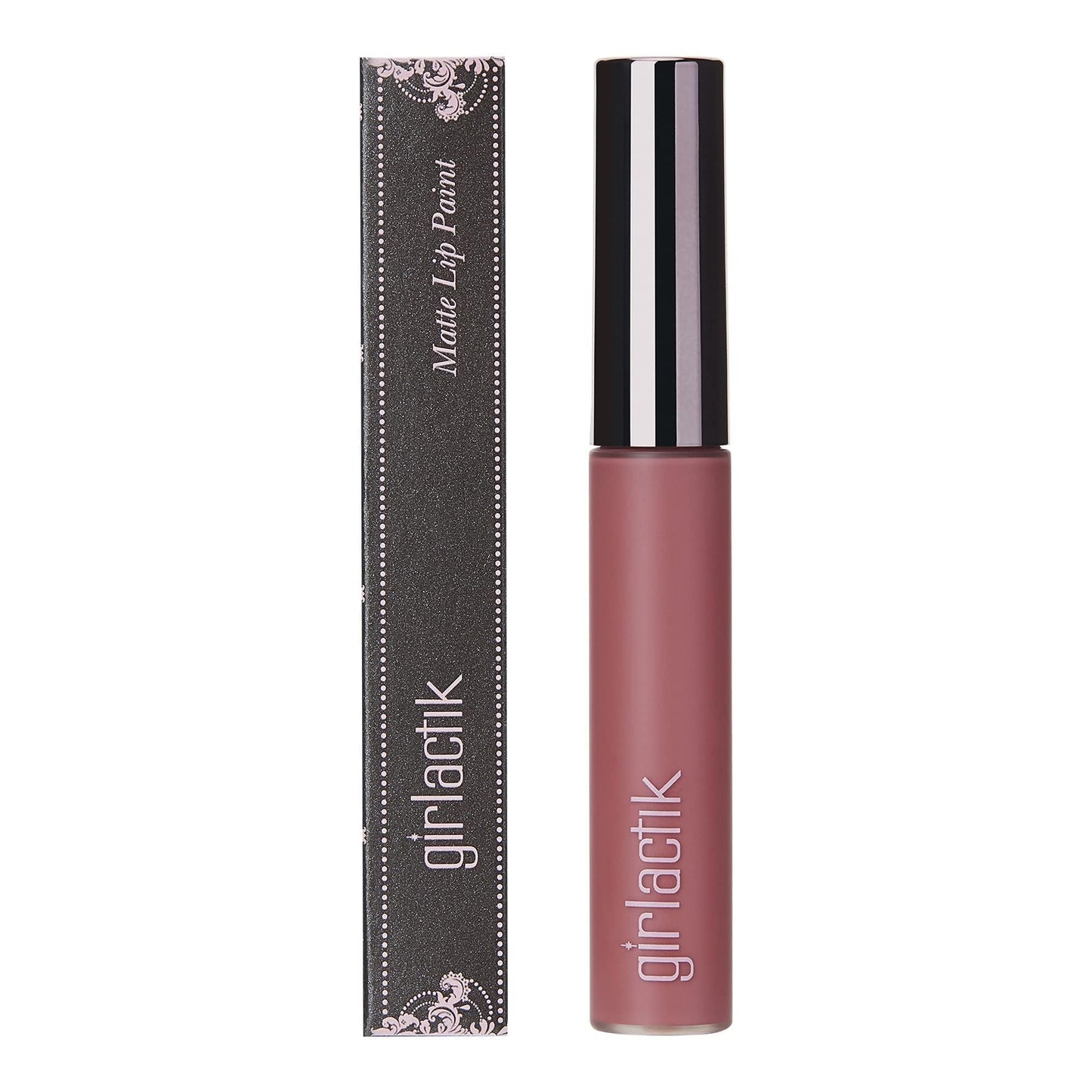 Girlactik Long Lasting Matte Lip Paint Liquid Lipstick in Allure- Long wearing, Smooth Application, Pigmented, Non-Crack Formula, Lightweight, 7.5 ml / .25 oz, (Shasha)