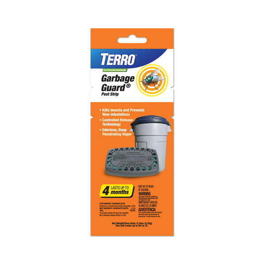 TERRO T800 Garbage Guard Trash Can Insect Killer - Kills Flies, Maggots, Roaches, Beetles, and Other Insects