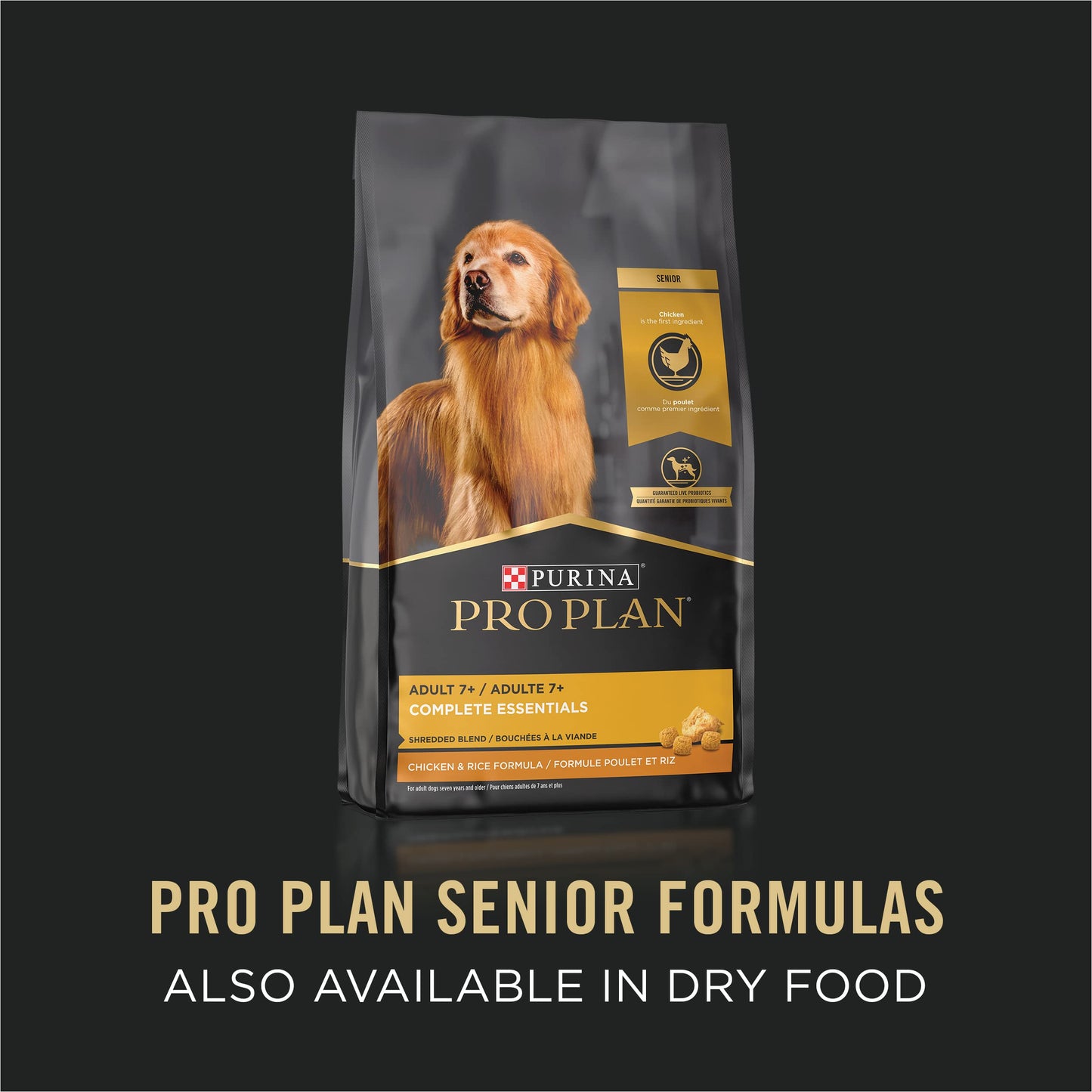 Purina Pro Plan High Protein Wet Dog Food for Senior Dogs, Adult 7+ Wet Dog Food, Turkey and Rice Entree - (Pack of 12) 13 oz. Cans