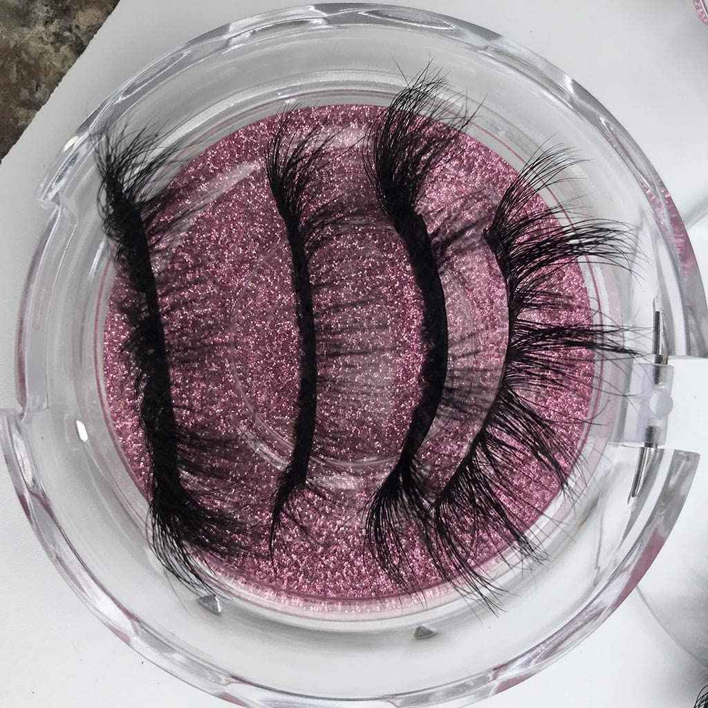 Mink Eyelashes Long Fluffy 3D Mink Lashes Pack Naturl Look 10 Styles 18mm 16mm 20mm 22mm 100% Siberian Long Full Mink Fur Eyelashes