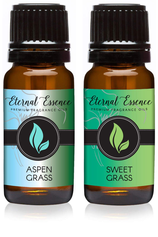 Pair (2) - Aspen Grass & Sweet Grass - Premium Fragrance Oil Pair - 10ML