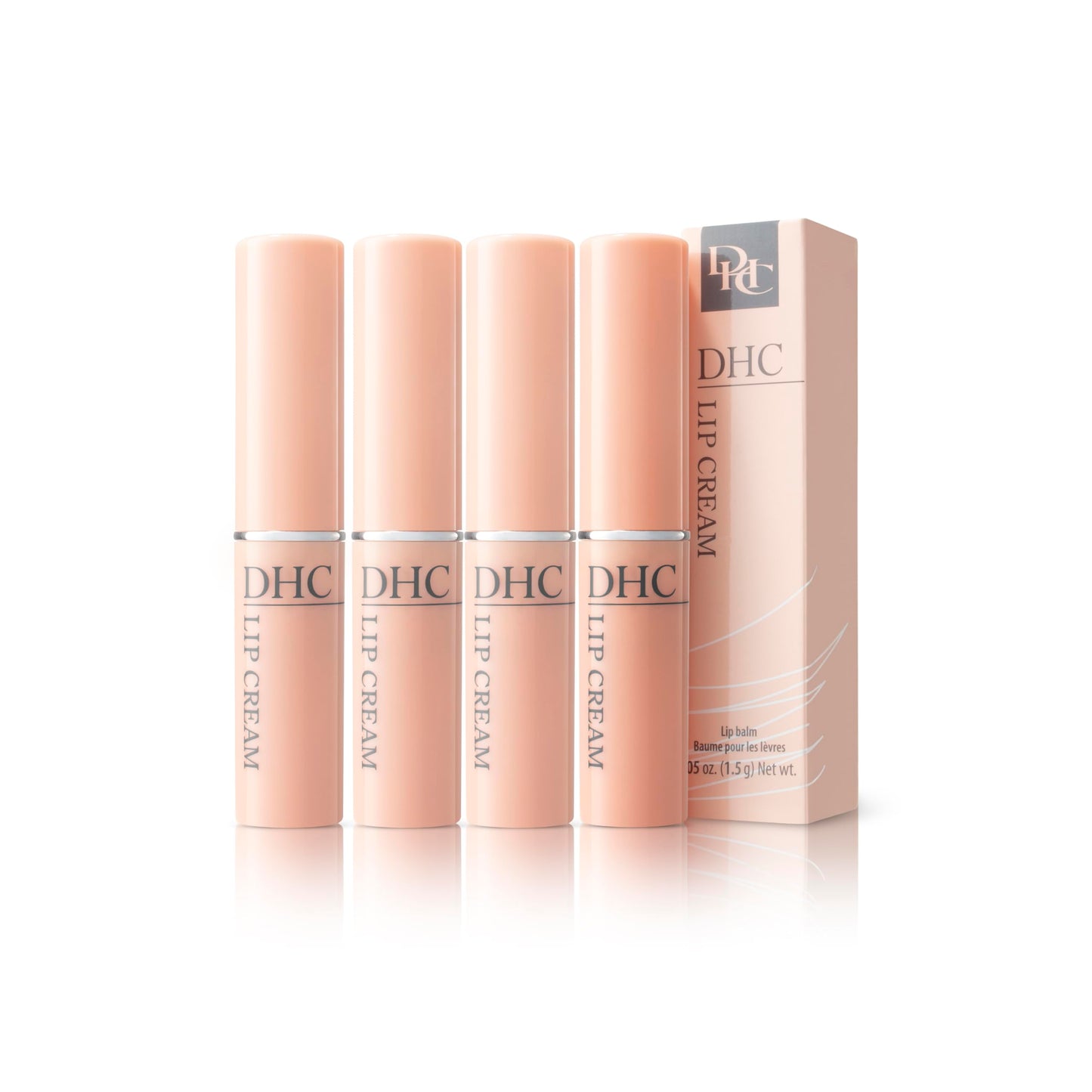 DHC Lip Cream 4 pack, Ultra-Moisturizing Lip Balm, (0.05 oz. Net wt. x 4) (4 pack, 4, Count)