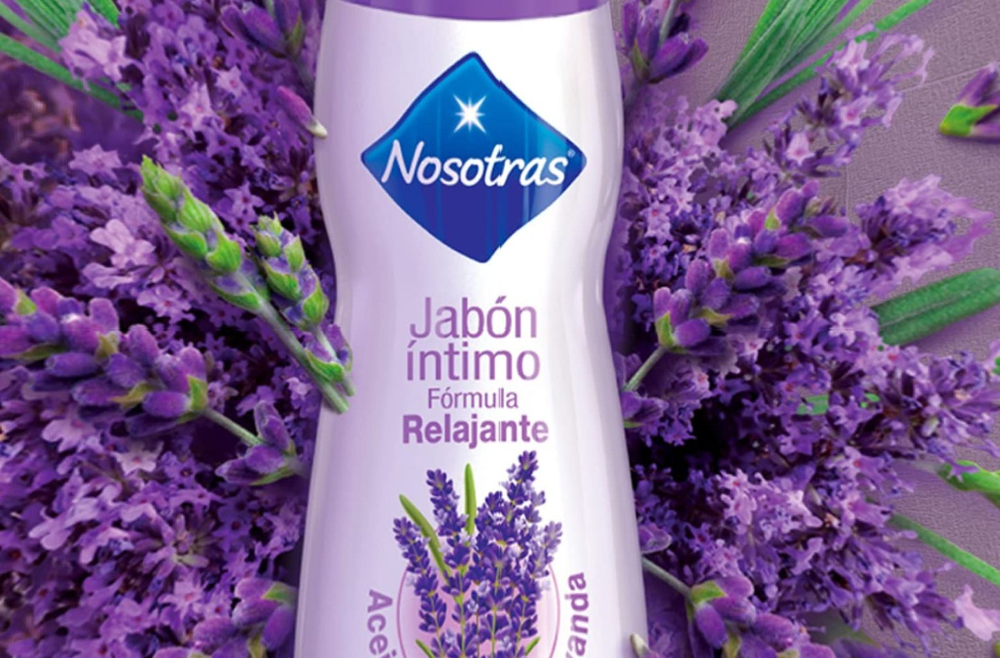 Nosotras Saba Diarios - Saba | (Intimate Soap) Delicate Freshness Femenine Cleanser Balanced pH| Jabon Intimo Mujer de Uso Diario Prevenir Flujo y Malos Olores 6.76 Oz - 200 ml (Lavanda)