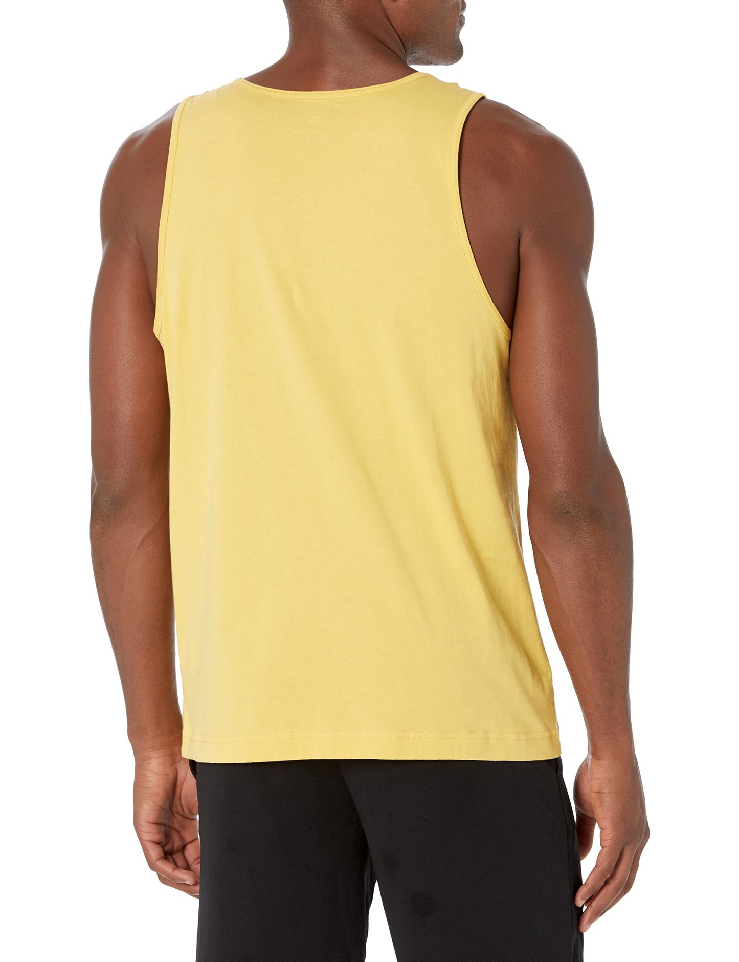 Amazon Essentials Men's Regular-Fit Tank Top, Yellow, X-Small