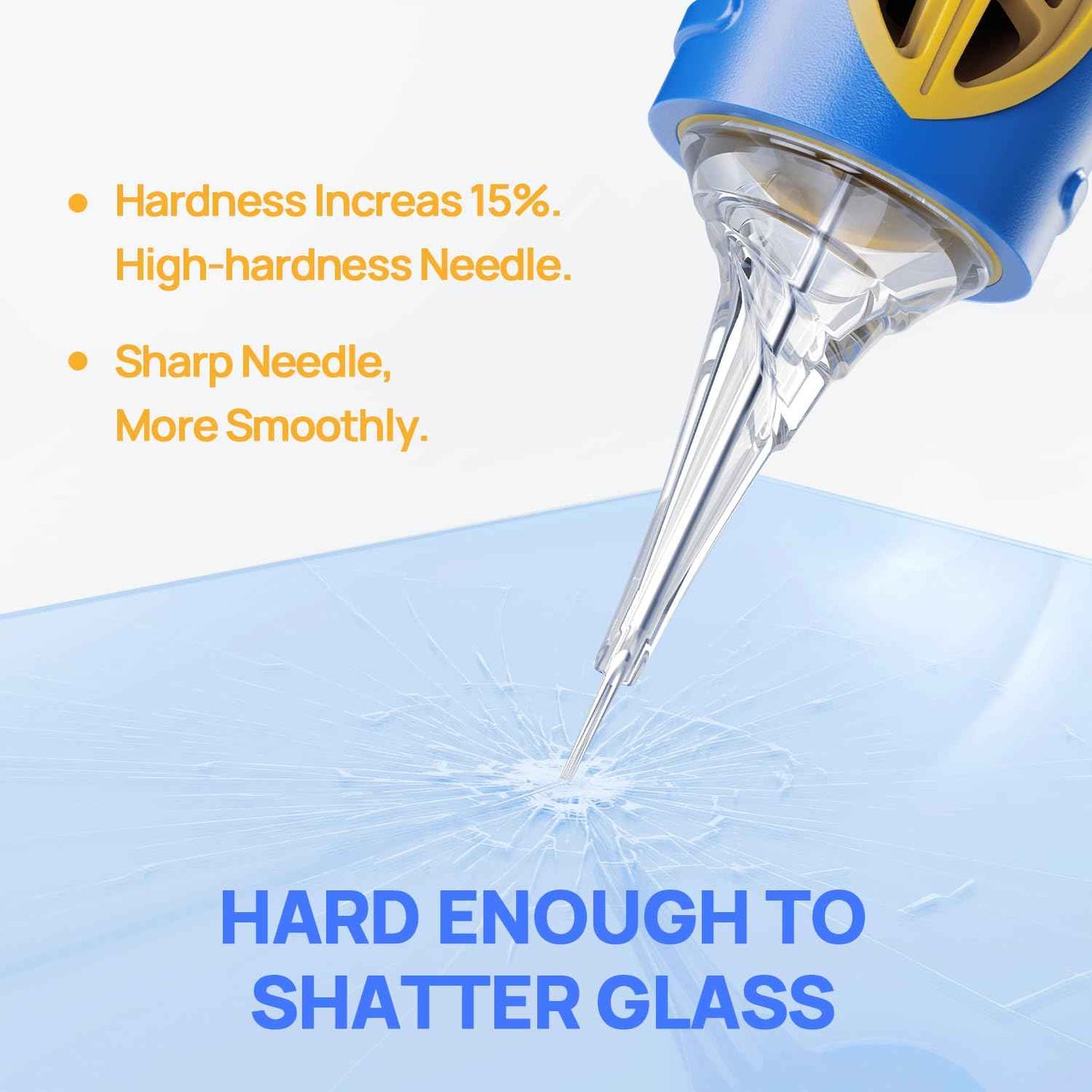 ES SHIELD Tattoo Needles, 50pcs Assorted Silicone Finger Ledge Tattoo Cartridge Needle #12 Standard 3RL 5RL 7RL 9RL 11RL Round Liner for Tattoo Pen Tattoo Supplies