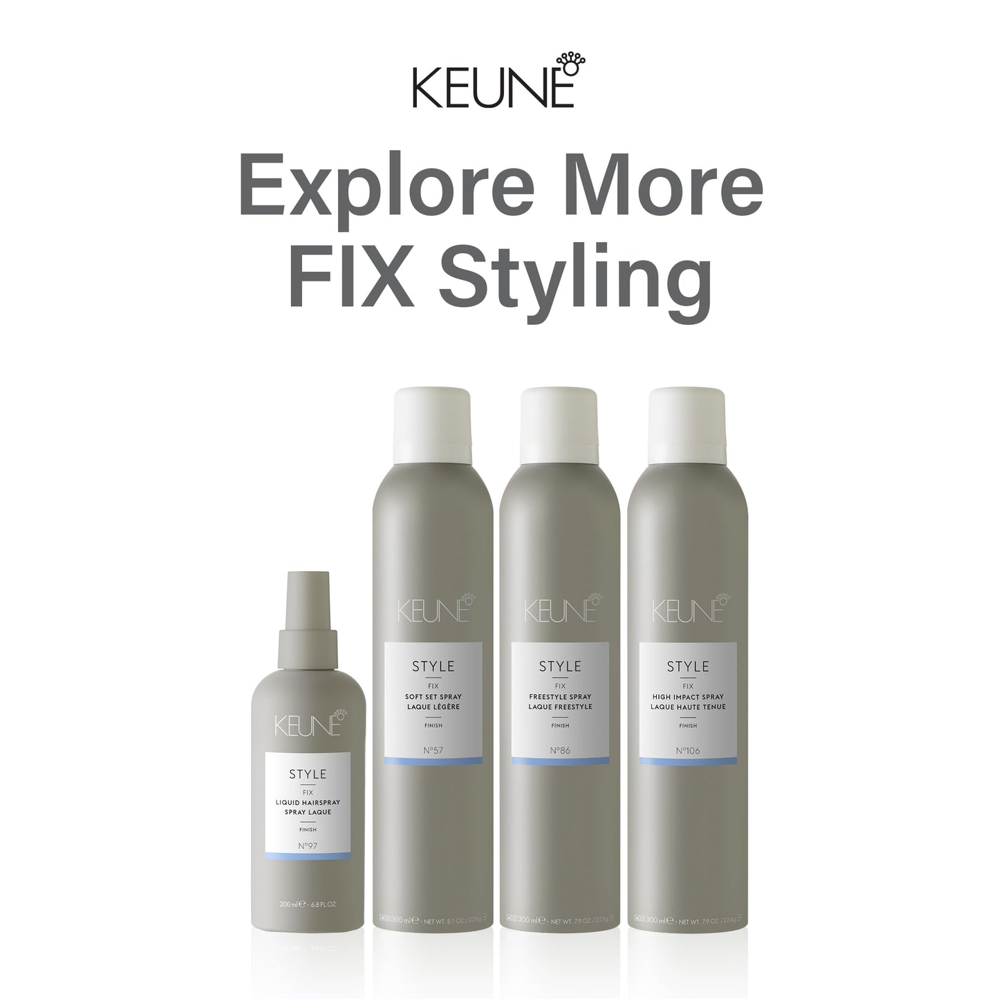 Keune Style Soft Set Spray, Weightless & Flexible Hold Hairspray for All Hair Types, 9.2 Fl Oz