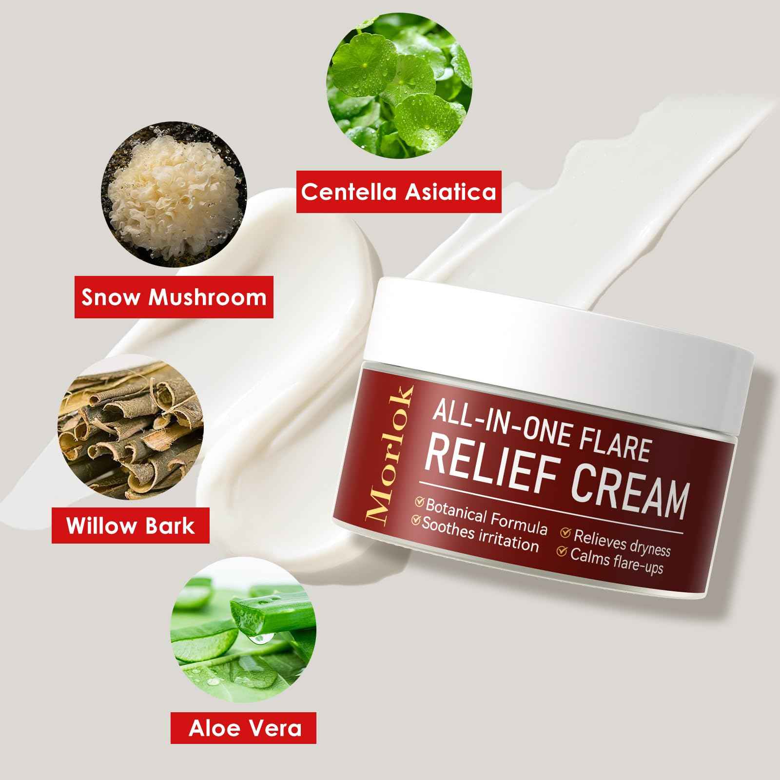 Korean Universal Flare Care Ointment for Sensitive, Irritated or Itchy Skin | Soothing Drawing Salve for Boil-Prone, Chafed & Stressed Areas | Calming Skin Balm with All-Plant Ingredients,1.06 Oz