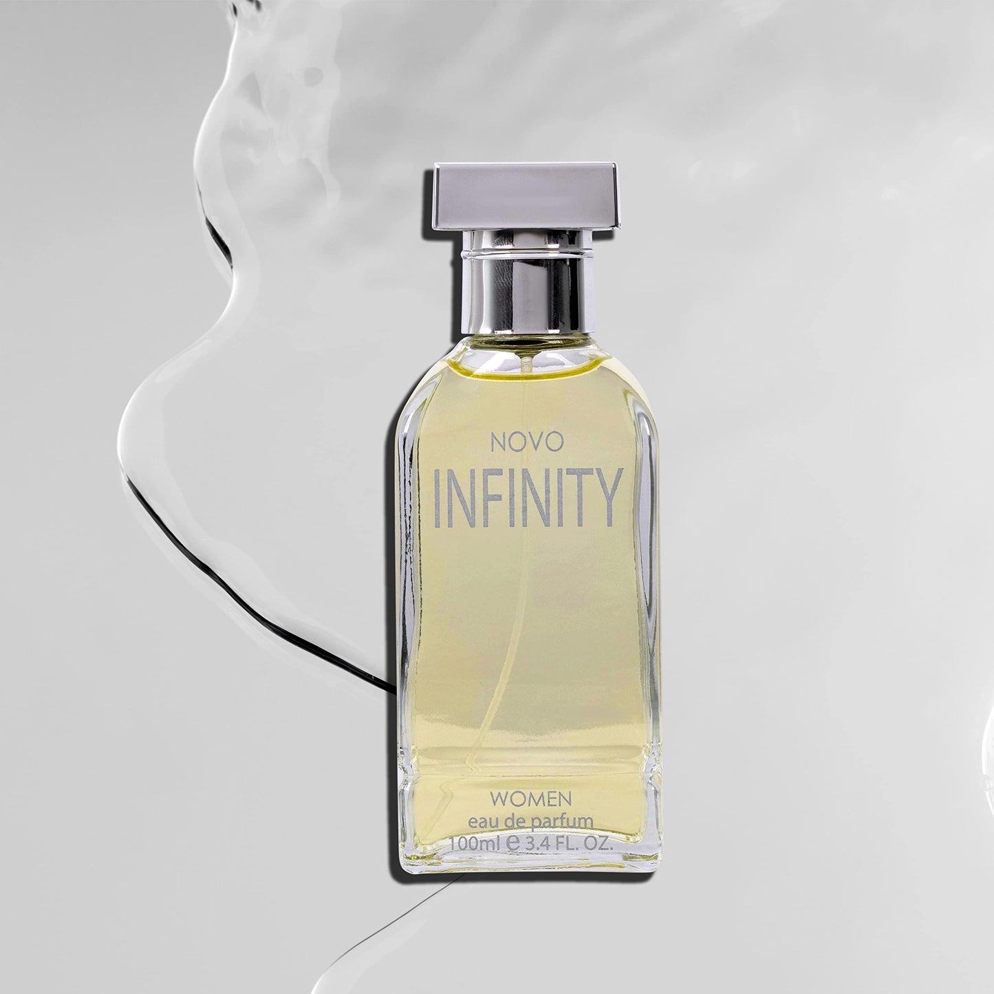 NovoGlow Novo Infinity for Women - 3.4 Fluid Ounce Eau De Parfum Spray for Women - Refreshing Mix of Citrus Floral & Musk Fragrances Smell Fresh All Day Long Lovely Gift for Women for All Occasions