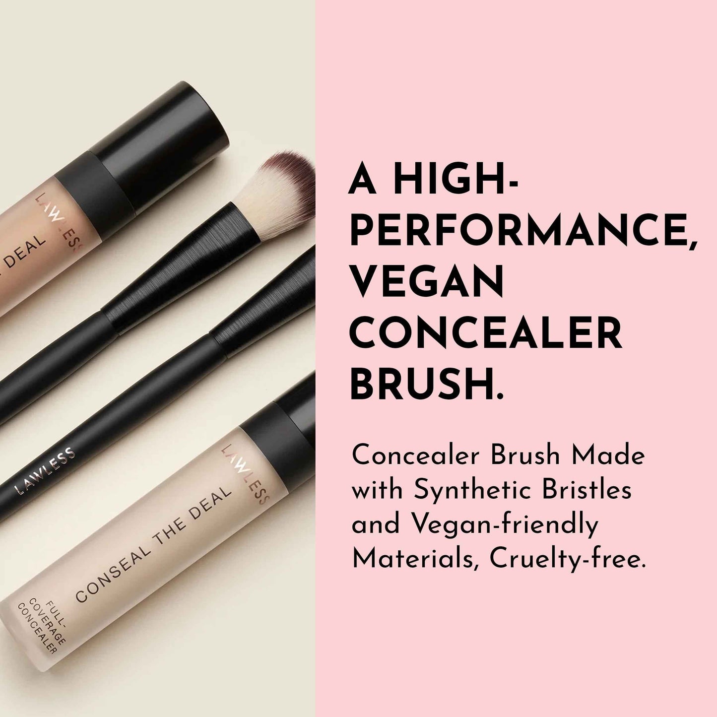 LAWLESS Women's Concealer Brush, 1 Count