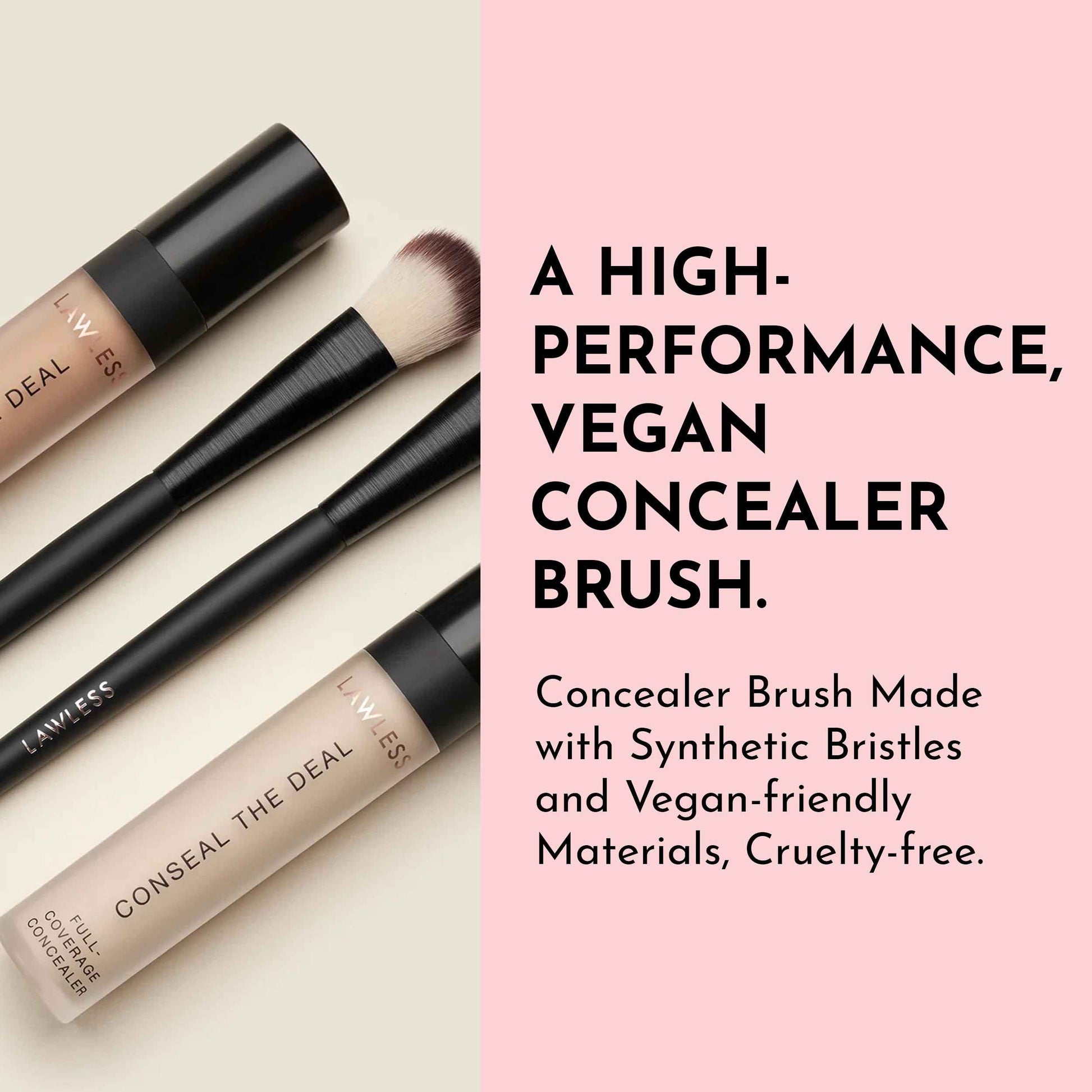 LAWLESS Women's Concealer Brush, 1 Count