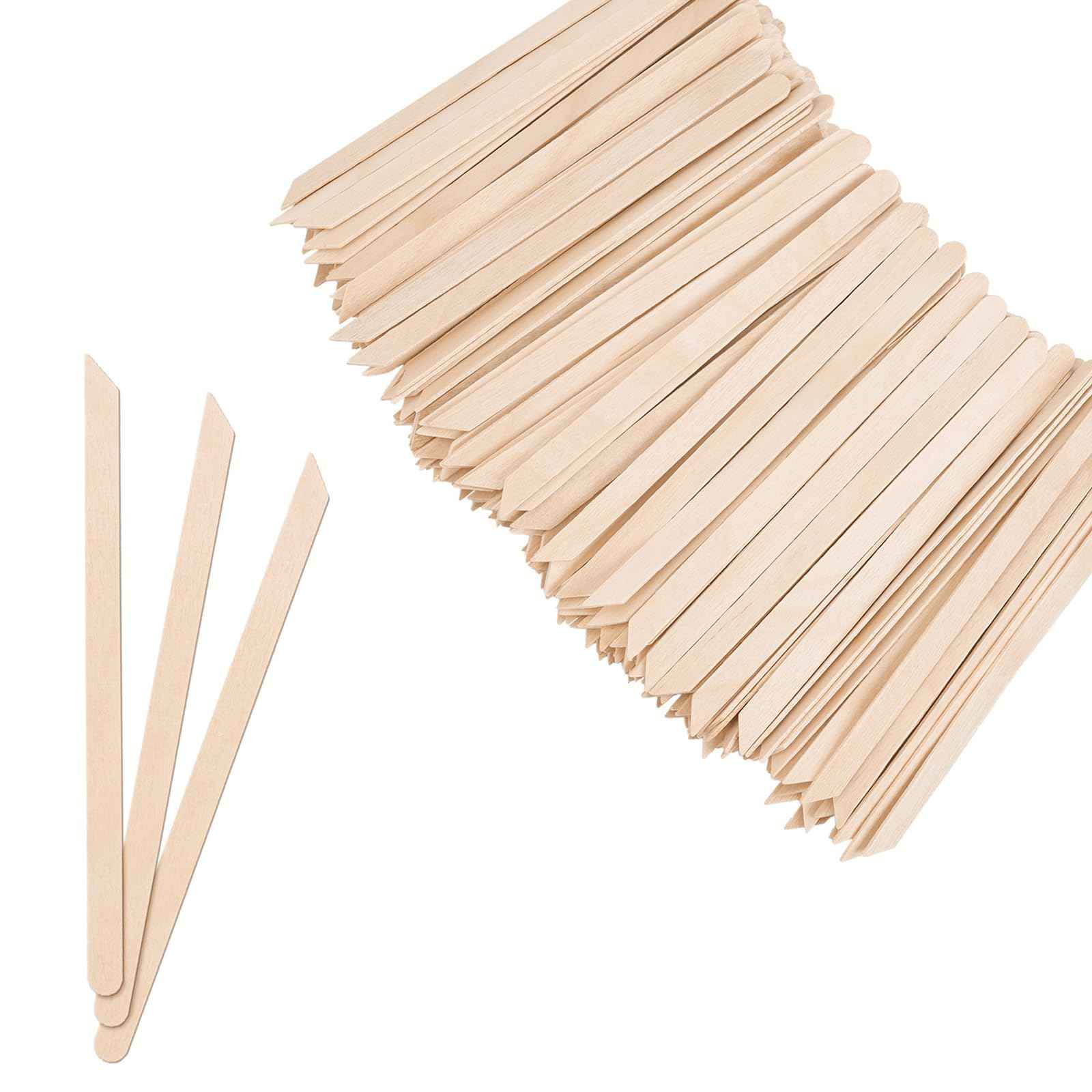 1000pcs Wooden Small Wax Sticks,Eyebrow Wax Sticks for Eyebrow Hair Remover，Small Popsicle Sticks，Wooden Sticks for Crafts