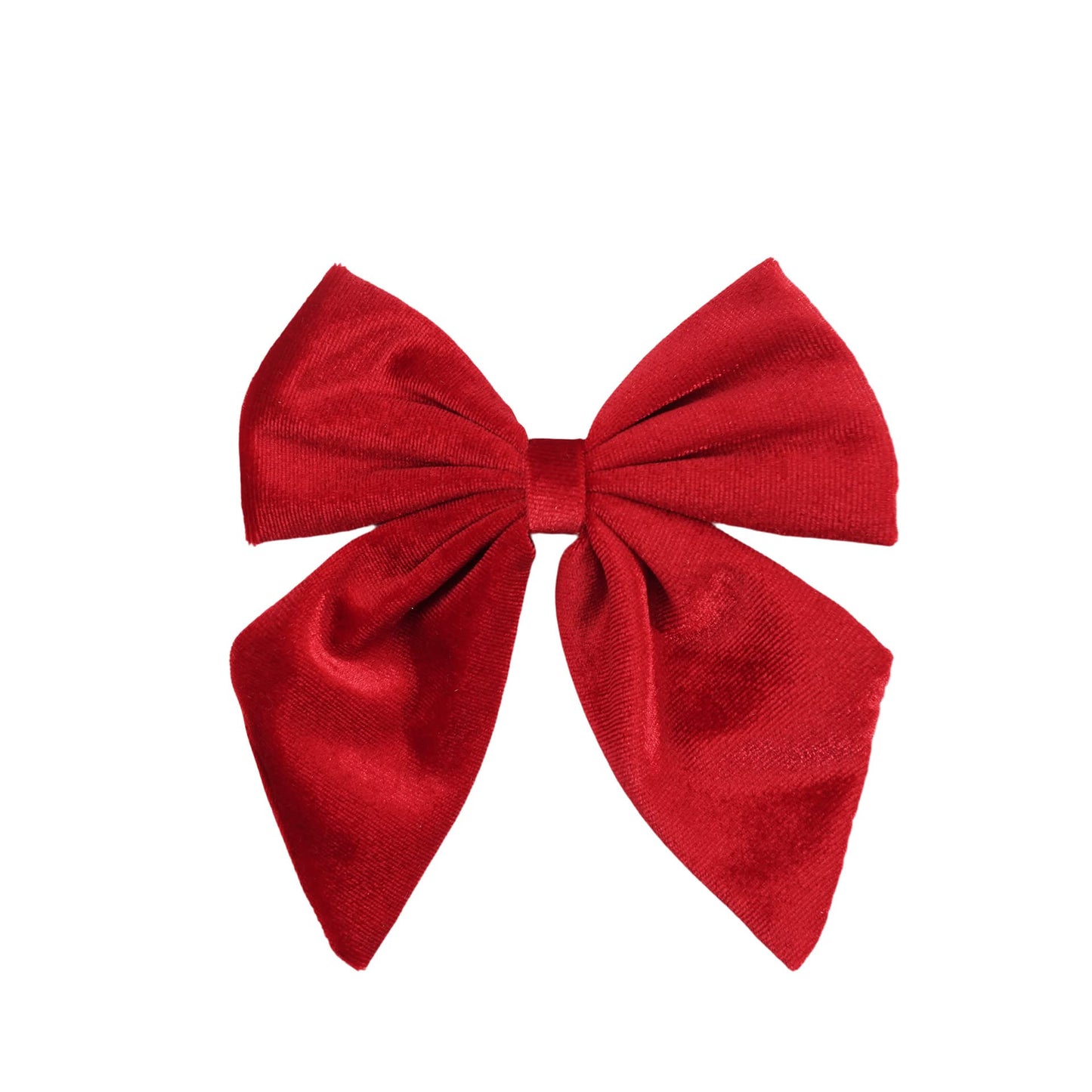 Spenlly Women Teens Girls Velvet Hair Bows Clip Kids Little Girls Hair Bow Alligator Clip Hair Barrettes Headwear Hair Accessories (Red)