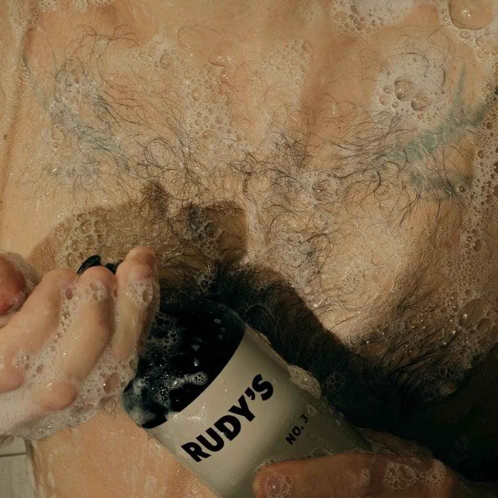 Rudy's No. 3 Body Wash - Natural Ingredients, Sulfate & Paraben Free - Exfoliates, Nourishes, and Maintains pH Balance (16 fl oz)