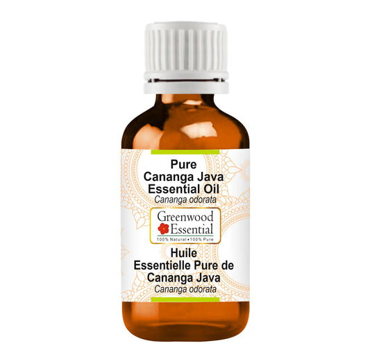 Greenwood Essential Pure Cananga Java Essential Oil (Cananga odorata) Steam Distilled 100ml (3.38 oz)