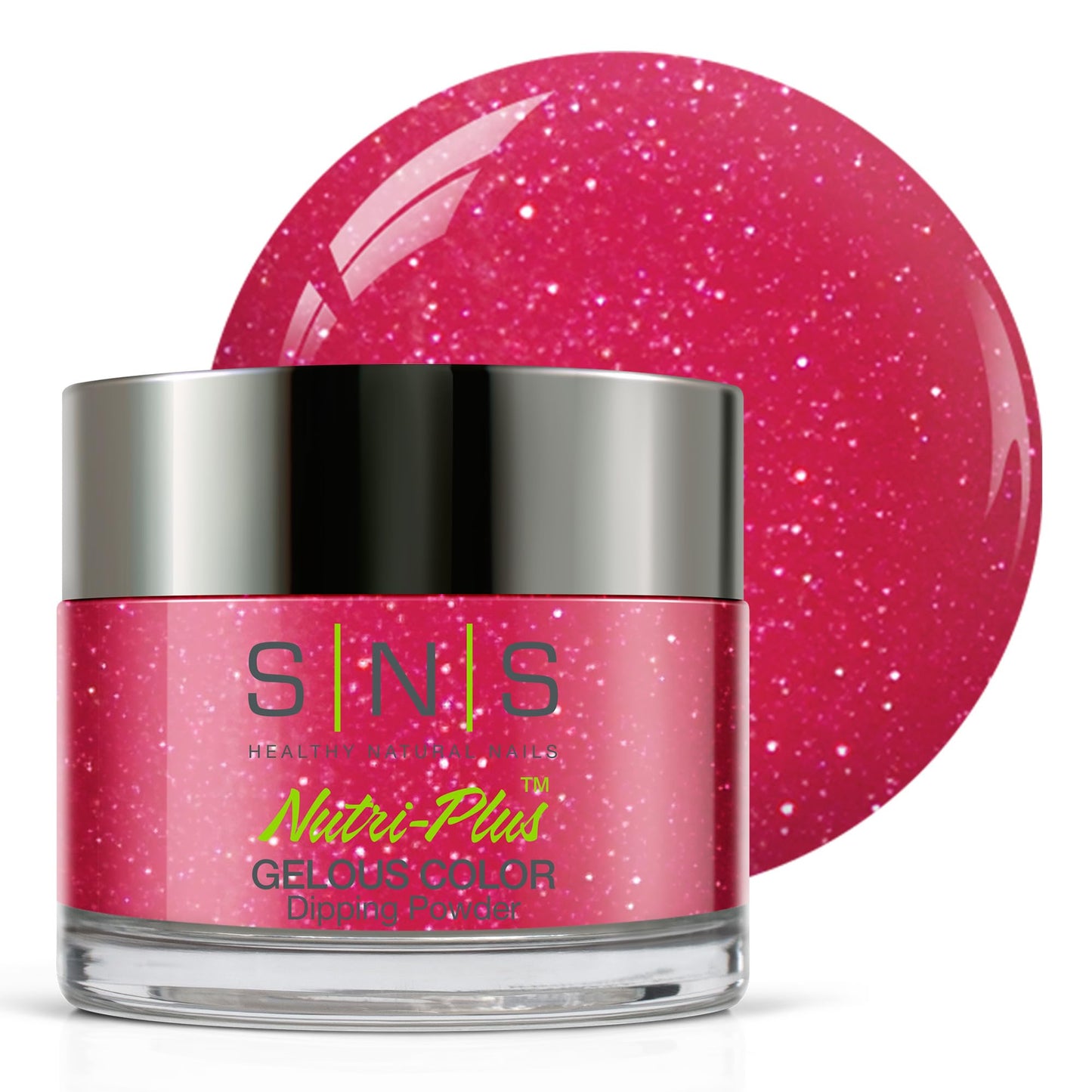 SNS Nail Dip Powder, Gelous Color Dipping Powder - Sophia (Pink, Shimmer) - Long-Lasting Dip Nail Color Lasts 14 Days - Low-Odor & No UV Lamp Required - 1 OZ