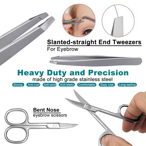 SG Nekoo 8 Pieces Nail Clipper Set for Fingernail Thick Toenails, Quality Heavy Duty Stainless Steel Nail Trimmer Kit for Women Mens Seniors, with Exquisite Case(ZJDTZ8P)