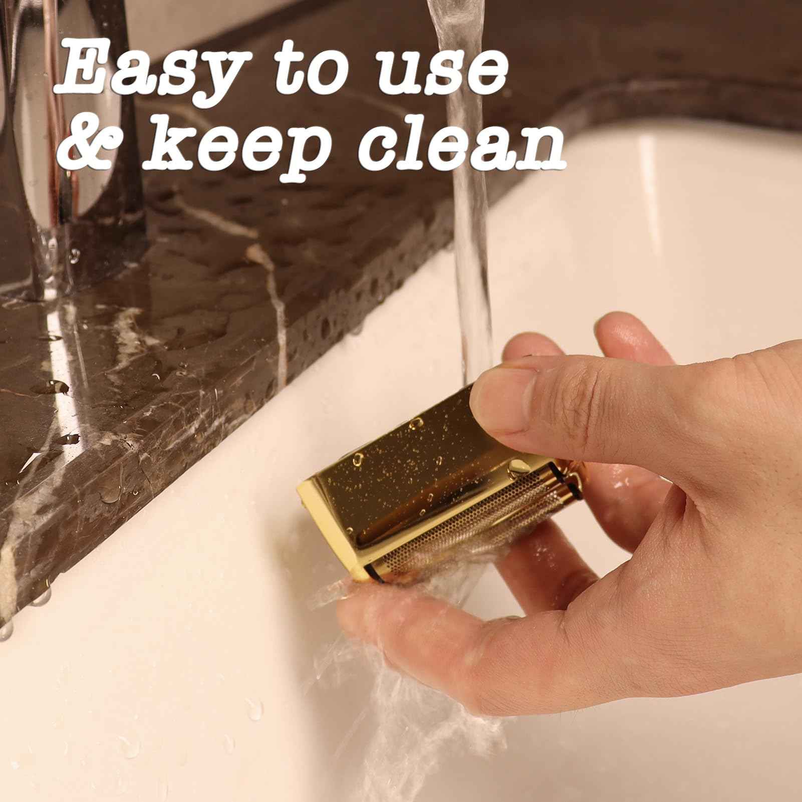 OXSITO 3Pack Golden Pro Replacement Foil and Cutters for Babylis FXFS02 Series MetalFX Double Foil Shavers