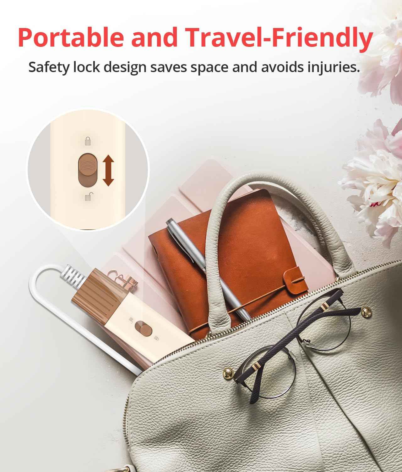 2-in-1 Hair Straightener and Curling Iron, 1" Ceramic Flat Iron & Curling Wand with Ionic & Plant Coating, 6 Adjustable Temperatures, Automatic Shut-Off, Reduces Frizz for Shinier, Smoother Hair