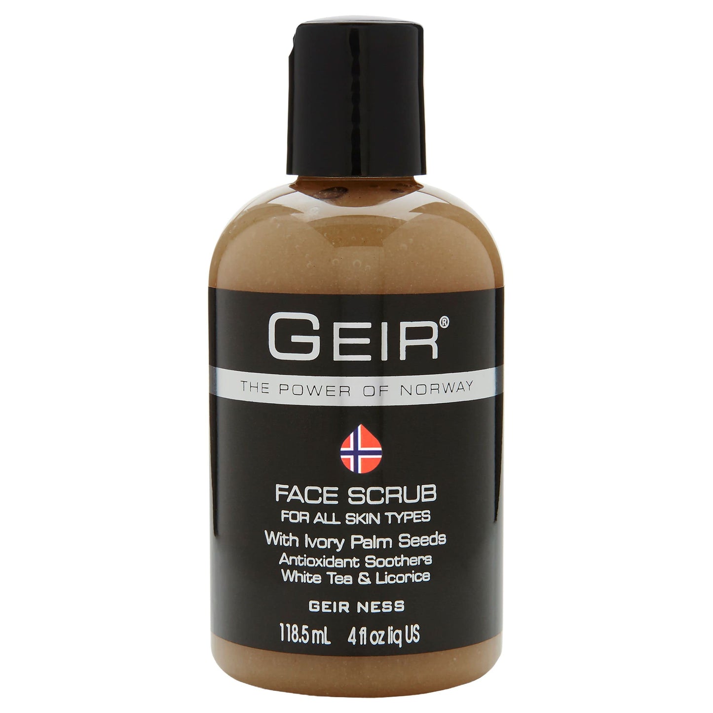 Geir Ness Face Scrub - Exfoliates Skin - Nourishing Facial Scrub for Clogged Pores