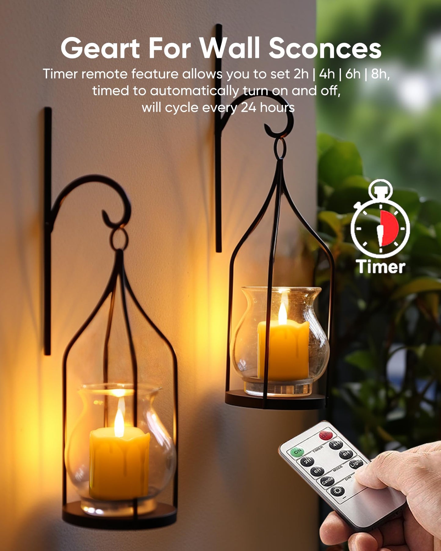 Homemory Rechargeable Flameless Candles with Timer Remote, 2" x 2" Realistic Battery Operated LED Votive Tea Lights, 12Pack Electric Fake Candle in Warm White (USB Charging Cable Included)