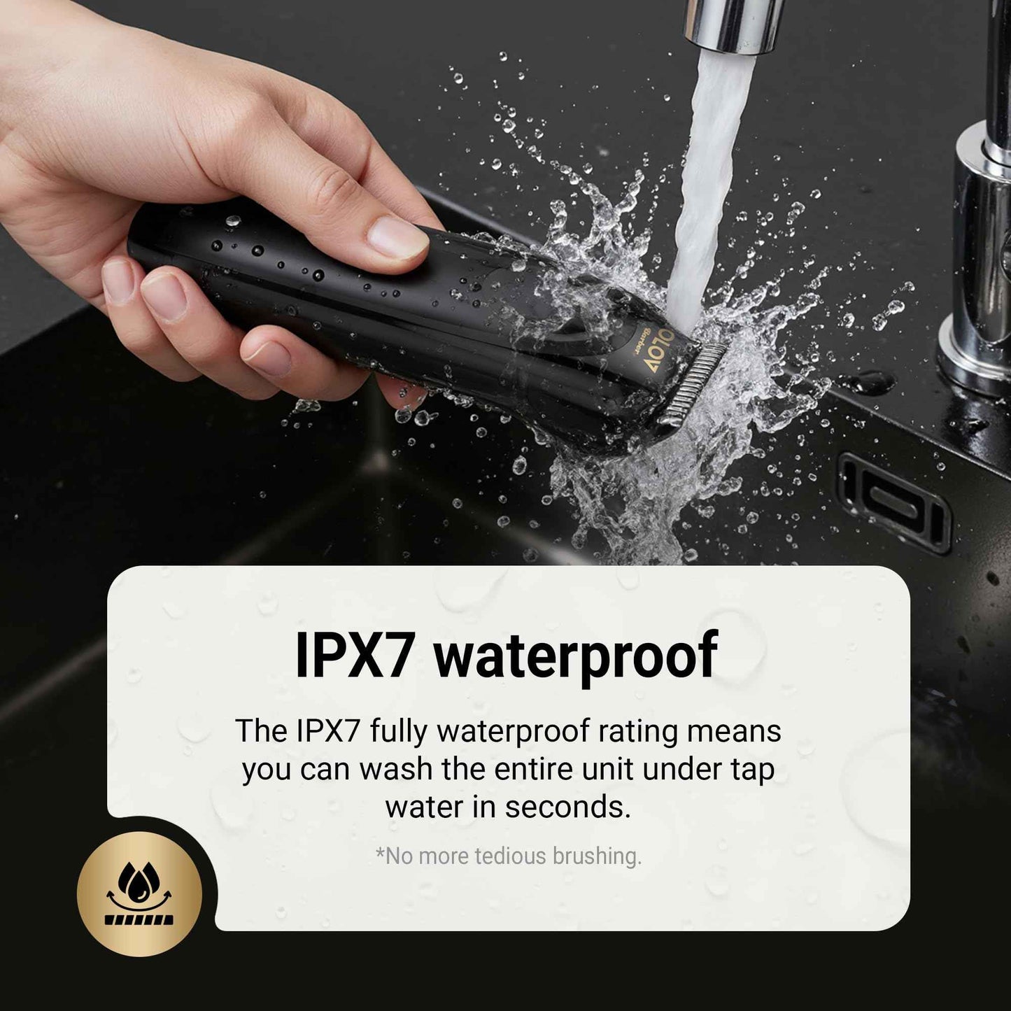 OLOV barber Hair Trimmer for Men, Cordless T-Blade Beard Trimmer, Professional Rechargeable Hair Clippers for Hair Cutting & Grooming