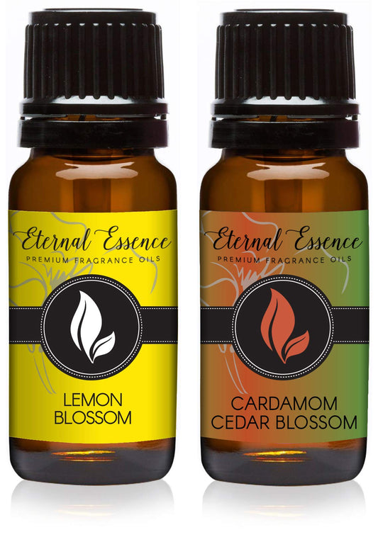 Pair (2) - Cardamom Cedar Blossom & Lemon Blossom - Premium Fragrance Oil Pair - 10ML