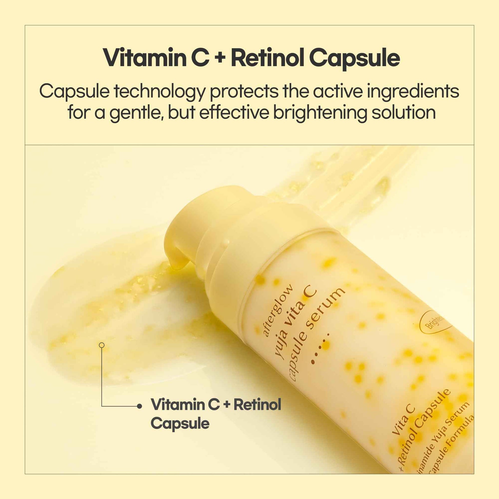 Luvum Yuja Vita C Capsule Serum, Vitamin C, Ratinol Capsule, Niacinamide, 1.01 fl oz