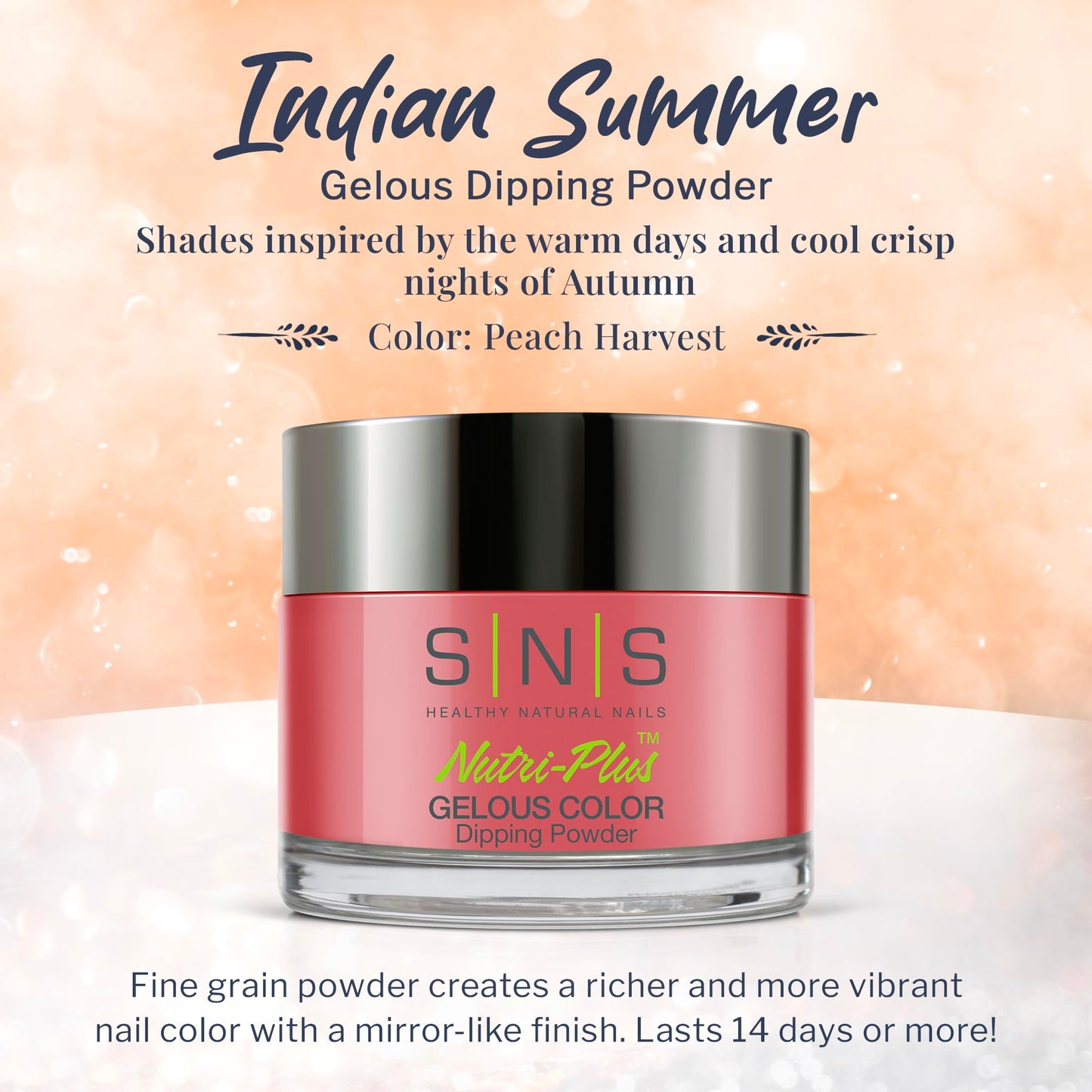 SNS Nails Dipping Powder Gelous Color - Indian Summer Collection - IS26-1oz