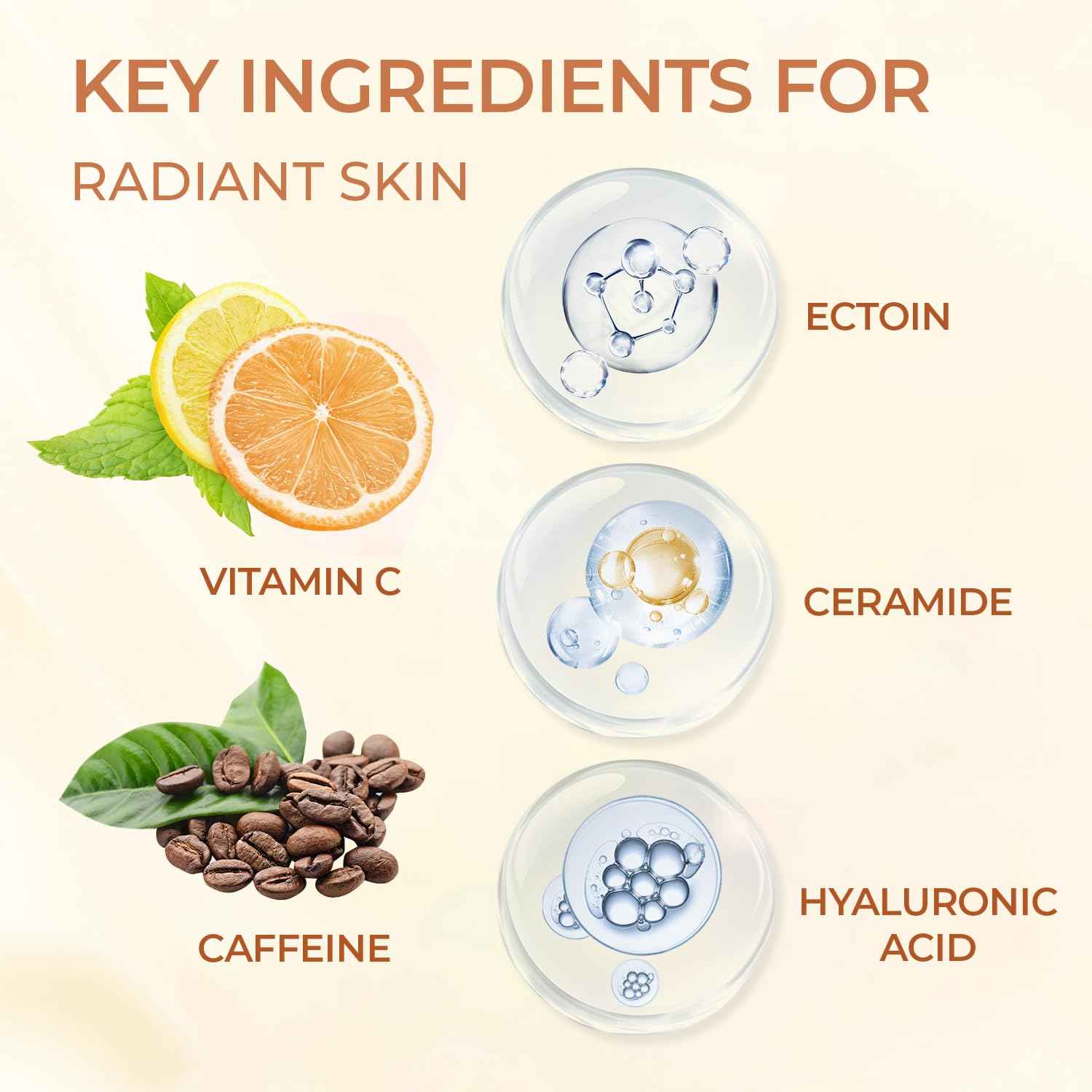 Super Vitamin C Serum for Women Over 70 - Hydrating Anti-Aging with Vitamin C Caffeine - Facial Skin Care for Mature Skin, Firming, Lifting, Smoothing, All in One Formula 1.69 fl oz