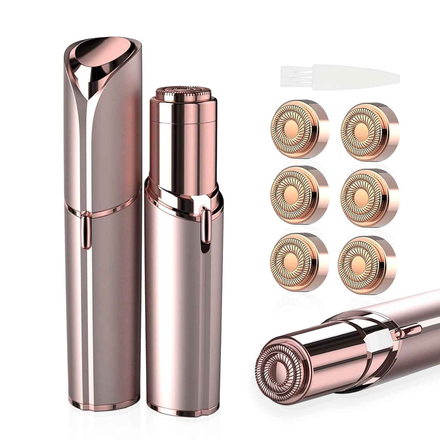 Womens Facial Hair Remover with 6 Replacement Heads